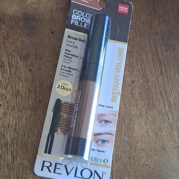 Revlon ColorStay Brow Fiber Filler Eyebrow Gel, 302 Warm Brown - Picture 2 of 3